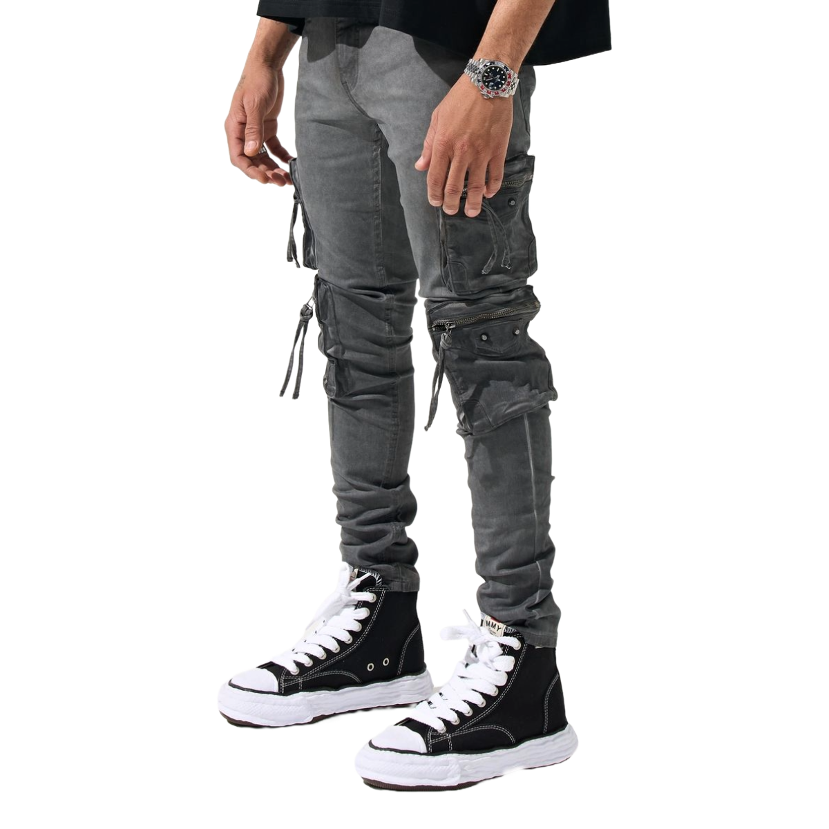 SERENEDE 'GRANITE' CARGO JEANS