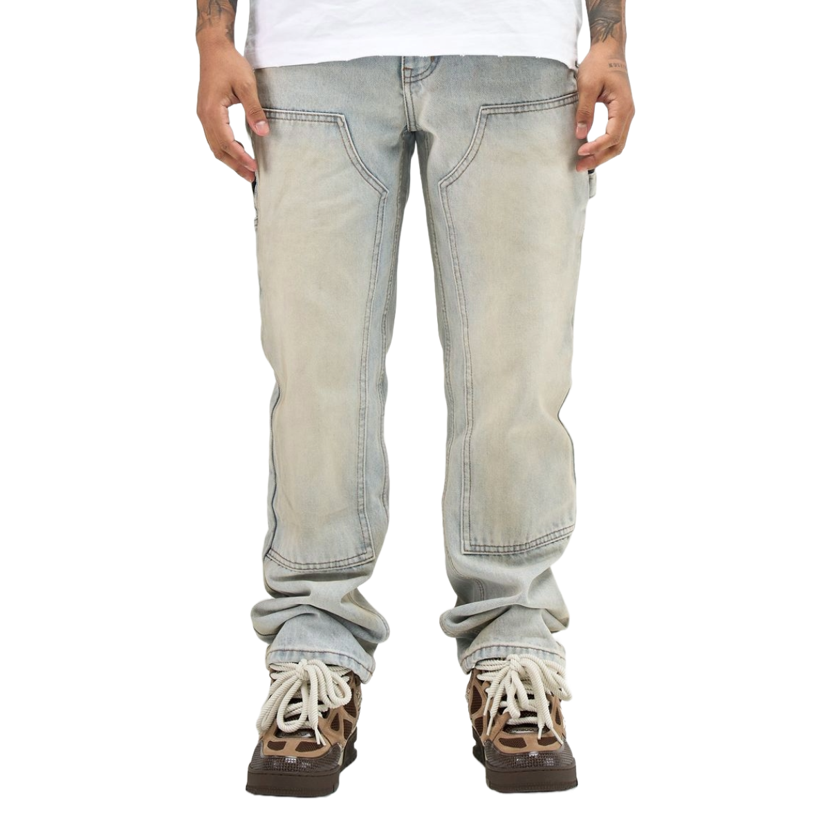 SERENEDE "JOURNEY" BAGGY CARPENTER PANTS