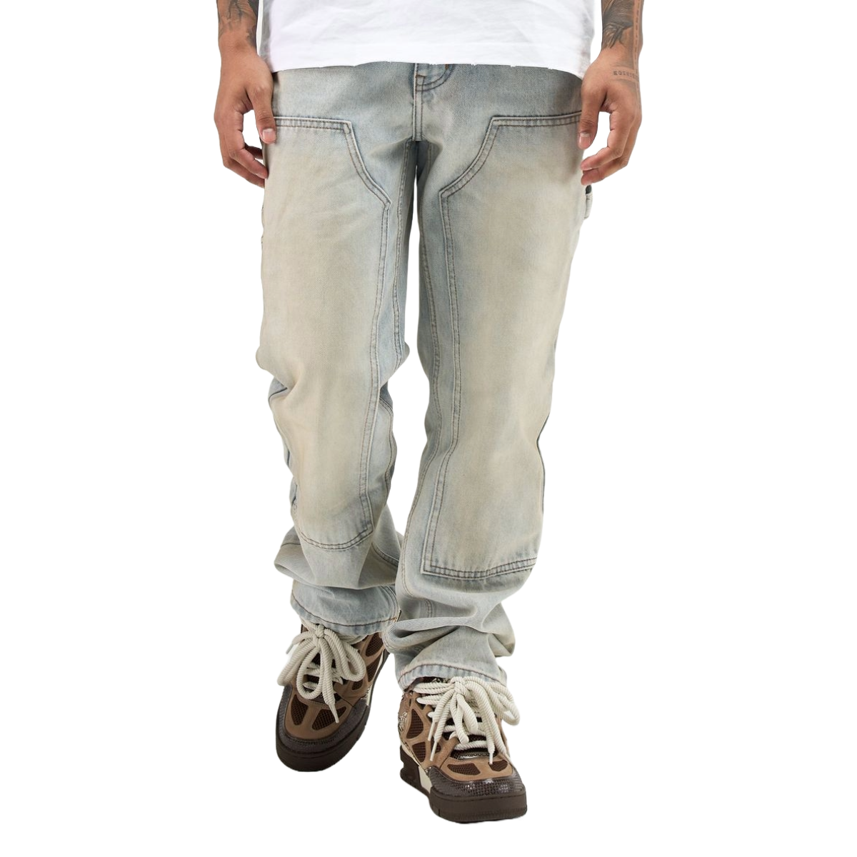 SERENEDE "JOURNEY" BAGGY CARPENTER PANTS