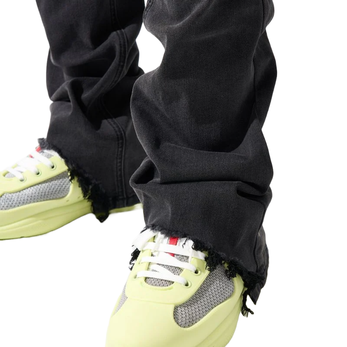 SERENEDE "NICKEL" STACKED JEANS