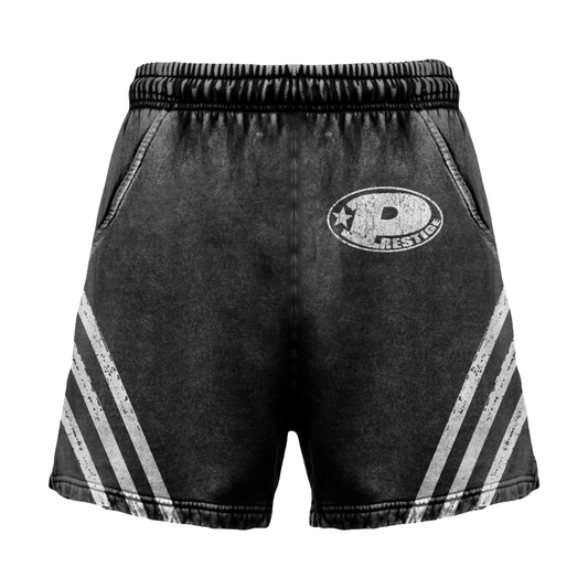 PRESTIGE 'BIG P' SHORTS - BLACK