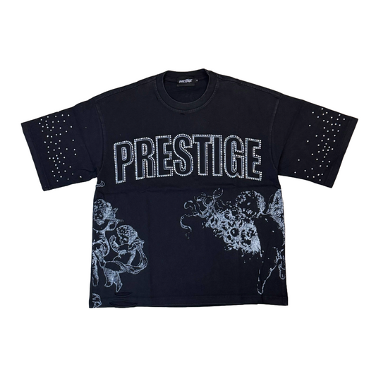 PRESTIGE 'ANGEL' RHINESTONE TEE