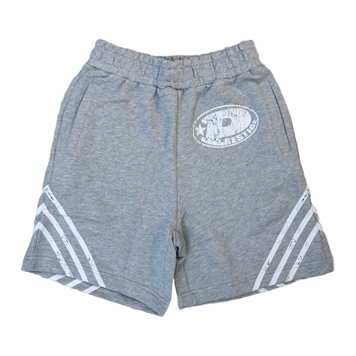 PRESTIGE 'BIG P' SHORTS - GREY