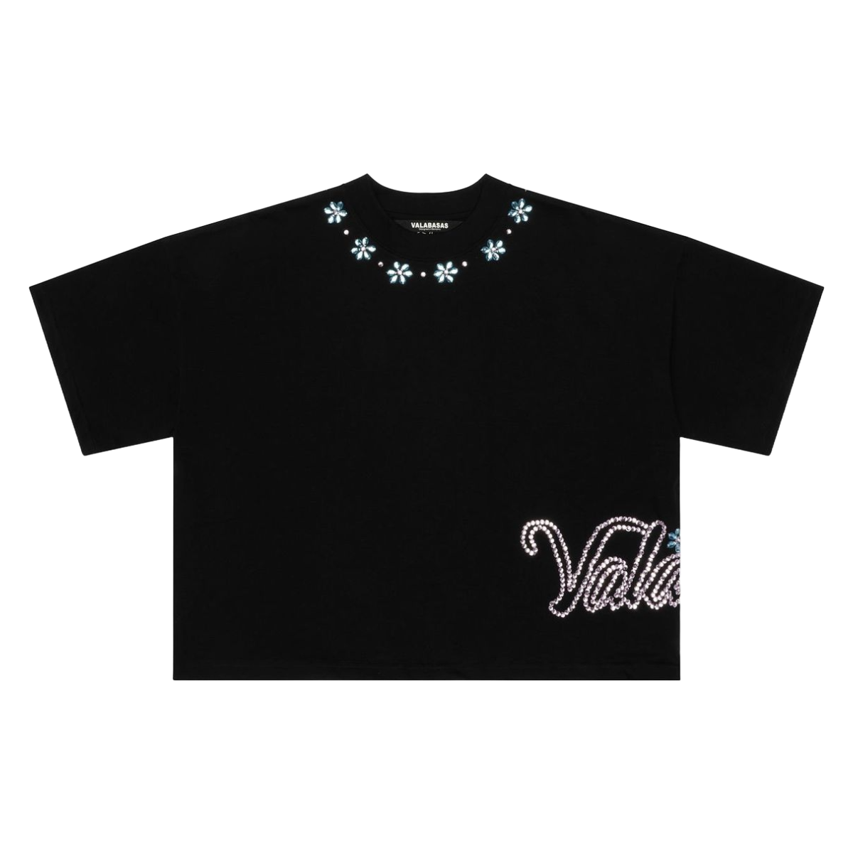 VALABASAS "GEM" TEE - BLACK