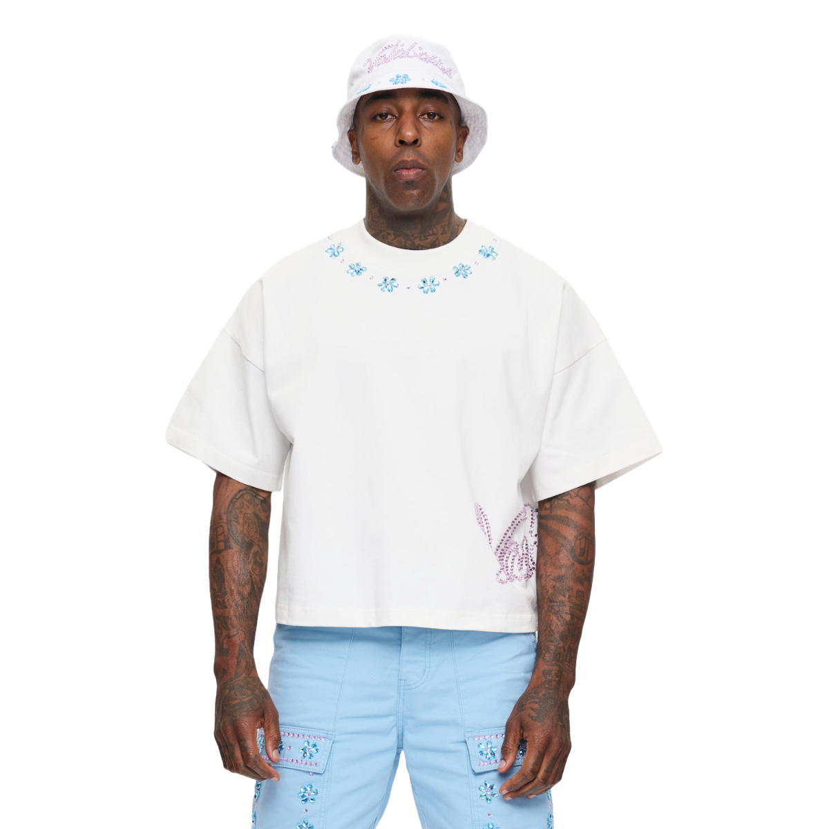 VALABASAS "GEM" TEE - WHITE