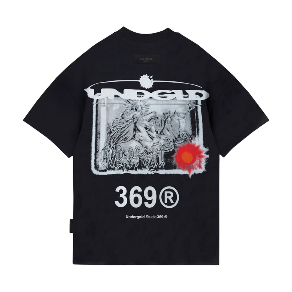 UNDERGOLD HELIOS GOD OF SUN TEE - BLACK