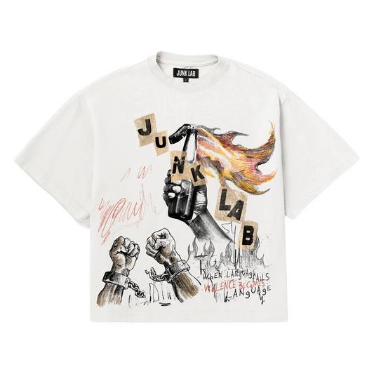 JUNKLAB "MOLOTOV" T-SHIRT (WHITE)