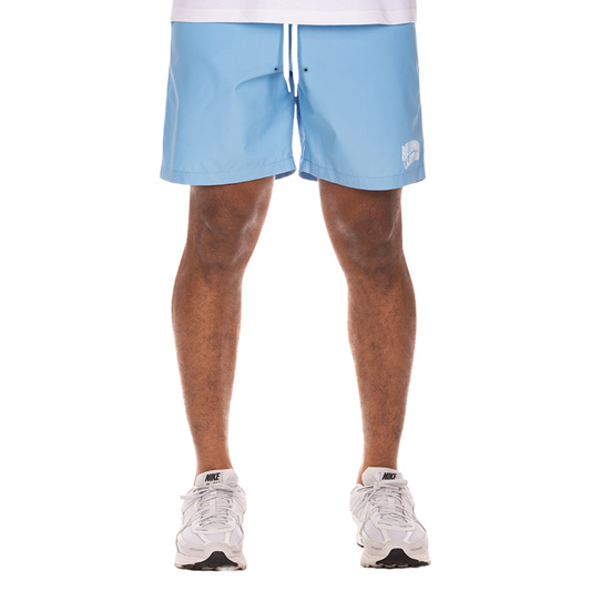BB CURVE SHORTS - BABY BLUE