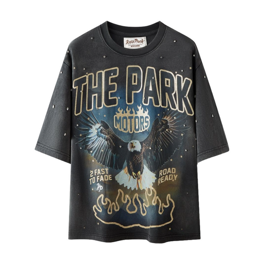 HP MOTOR PARK TEE - BLACK