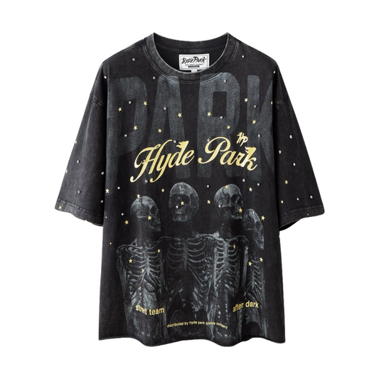 HP DARK PARK TEE - BLACK