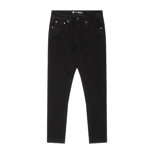 "MR.SLIM" JET BLACK 4 WAY STRETCH SLIM FIT JEAN