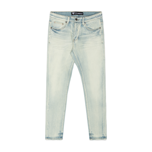 "MR.SLIM" LIGHT WASH 4 WAY STRETCH SLIM FIT JEAN