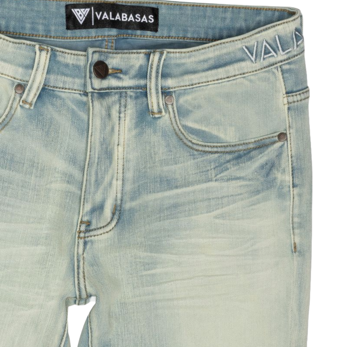 "MR.SLIM" LIGHT WASH 4 WAY STRETCH SLIM FIT JEAN