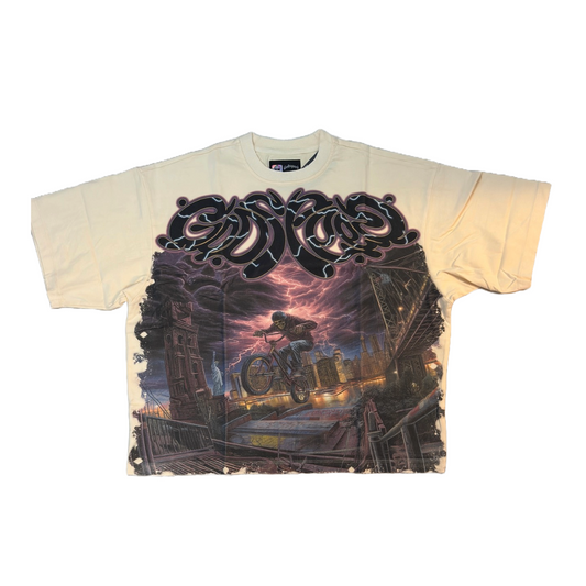 GODSPEED 'B.M.X' TEE - CREAM