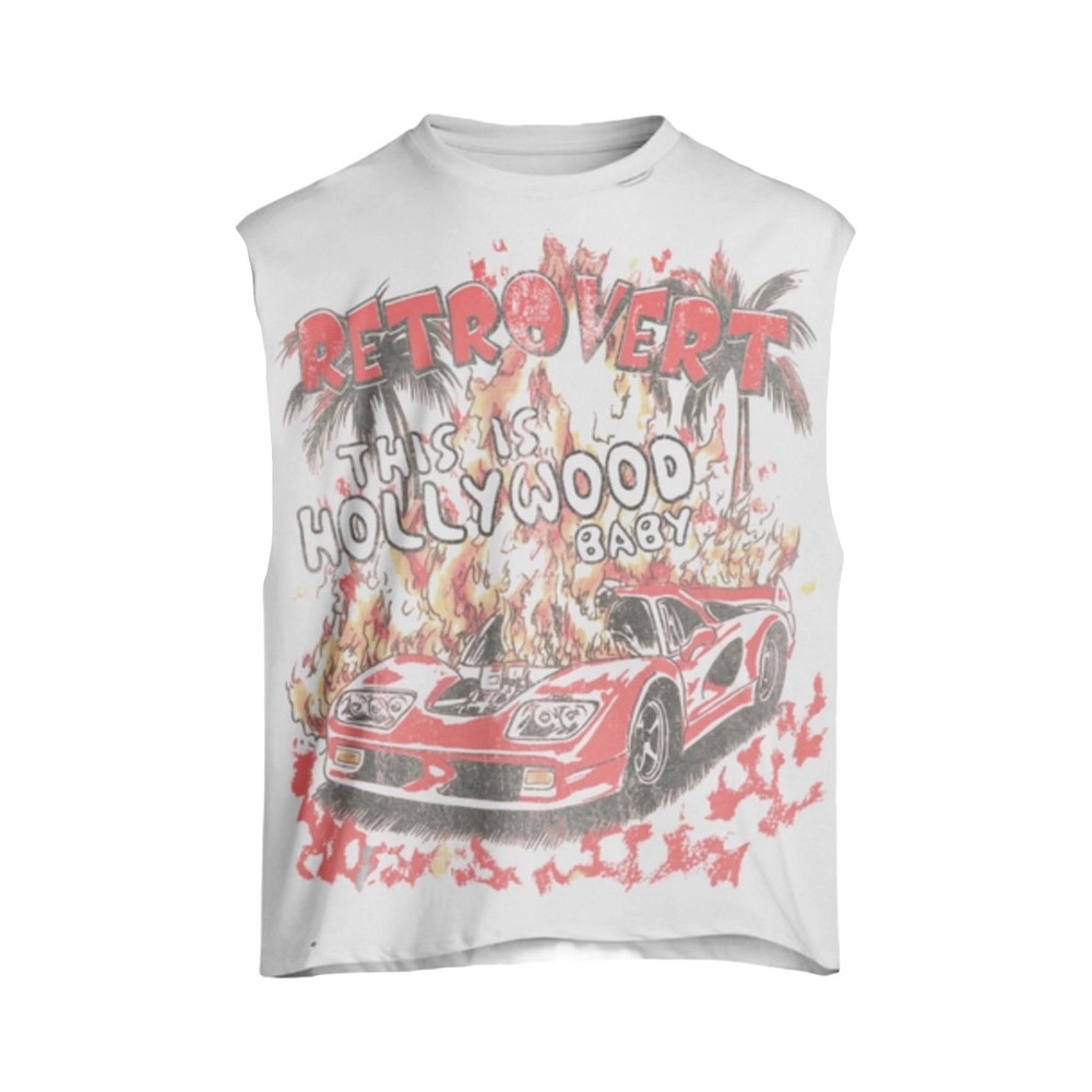 RETROVERT RED CUT-OFF HOLLYWOOD