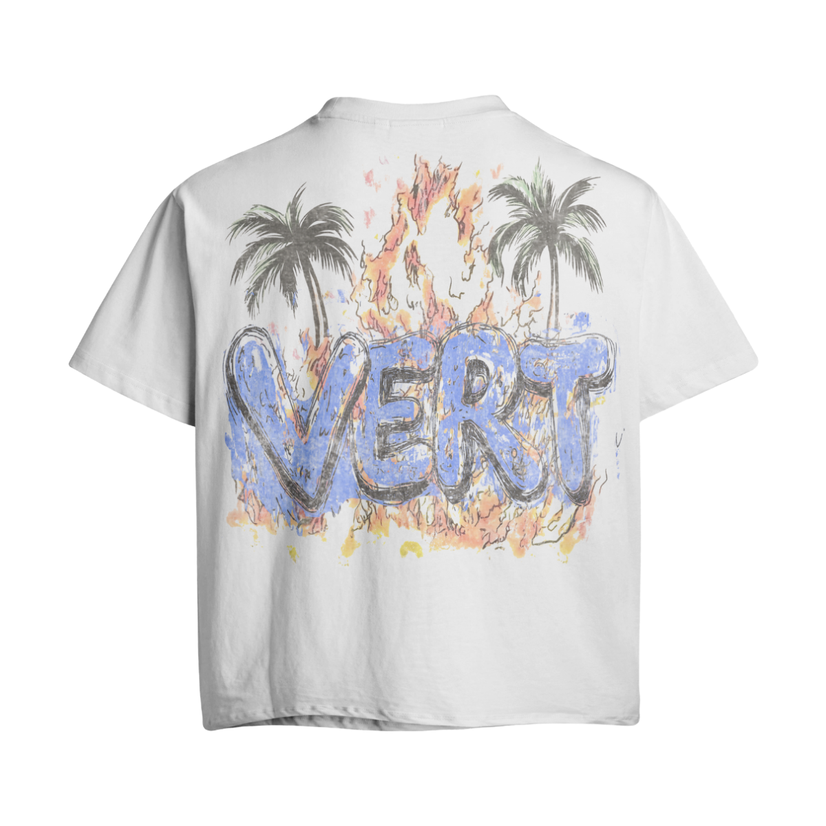 RETROVERT BLUE HOLLYWOOD T-SHIRT