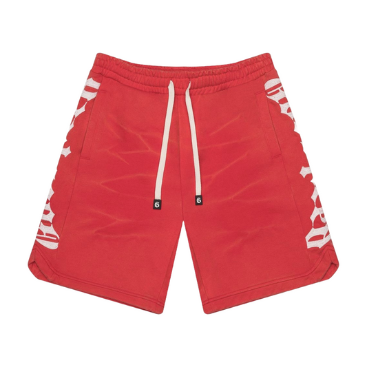 GODSPEED COURTSIDE SHORTS - RED TIE DYE
