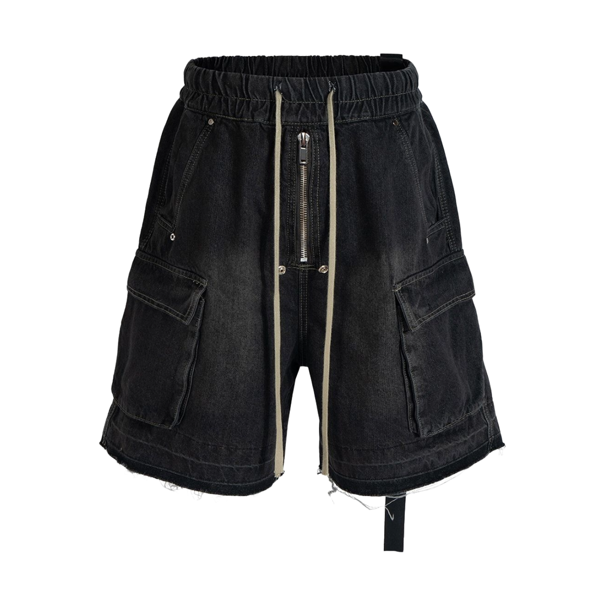 UNDVLPD NOIR DRAWSTRING DENIM CARGO