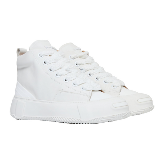 VALABASAS "VISION" - WHITE LEATHER HIGH TOP