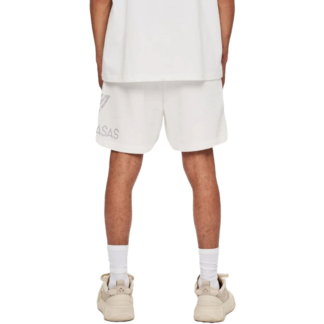 VALABASAS "DUNYA" FLEECE SHORTS - WHITE