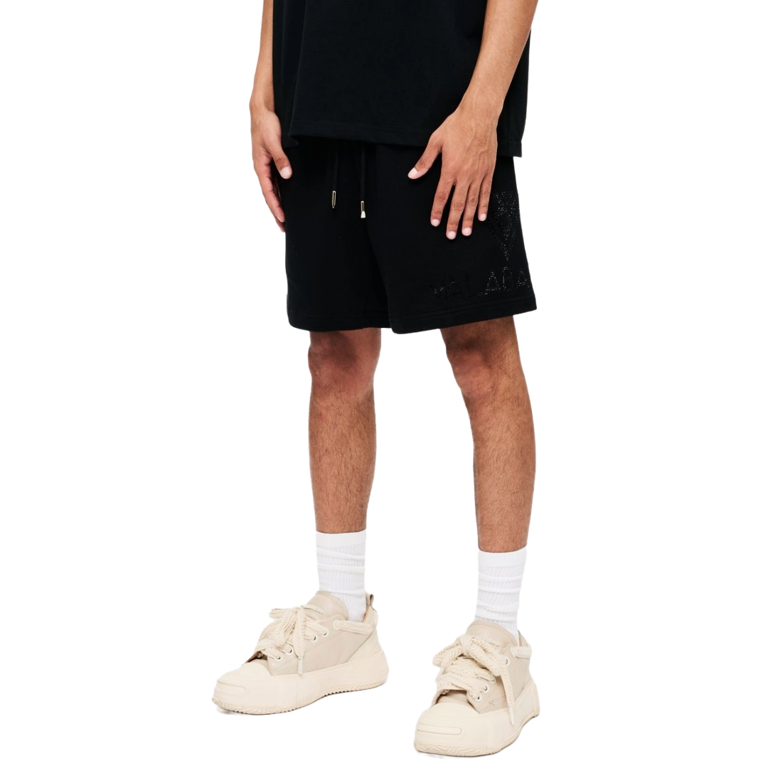 VALABASAS "DUNYA" FLEECE SHORTS - BLACK
