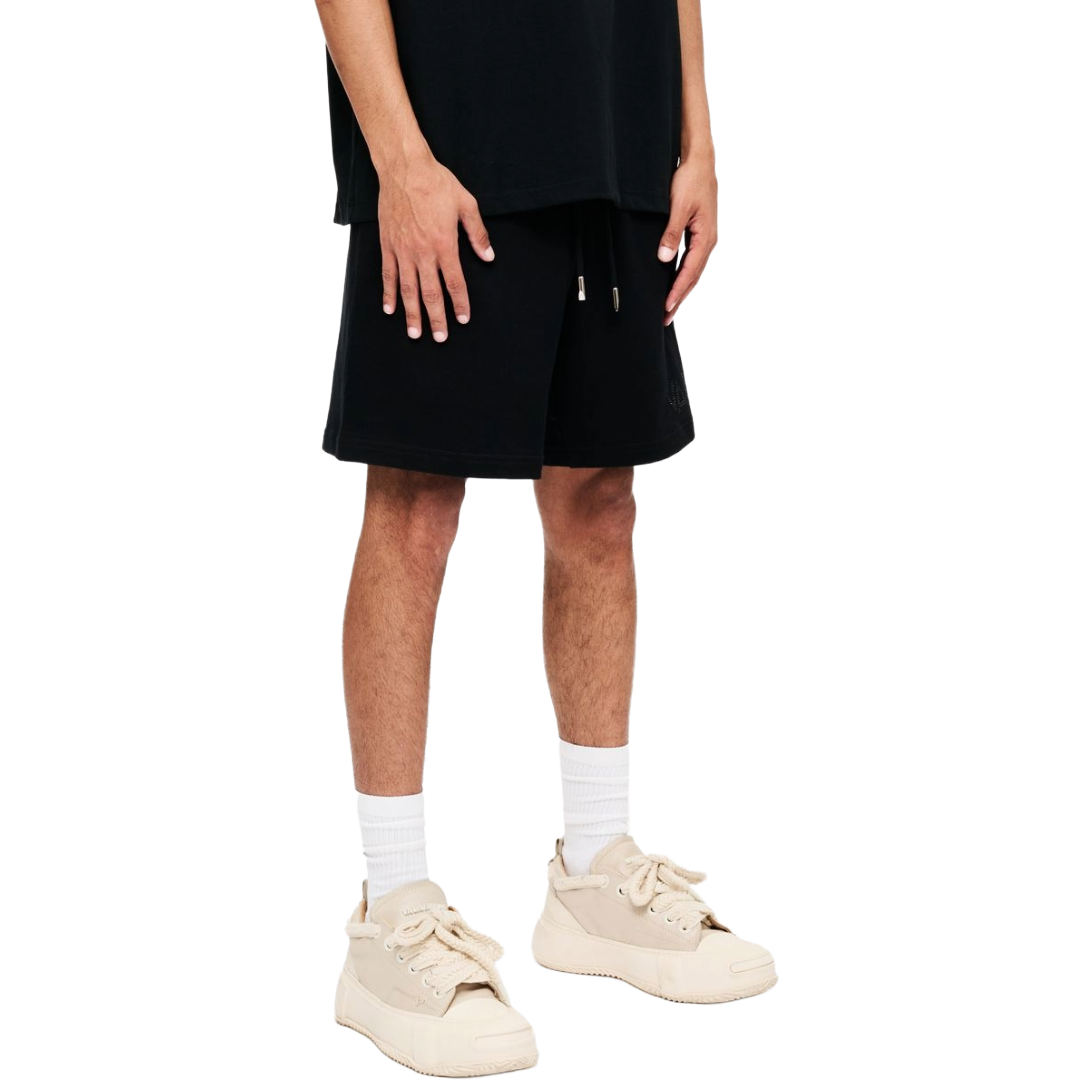 VALABASAS "DUNYA" FLEECE SHORTS - BLACK