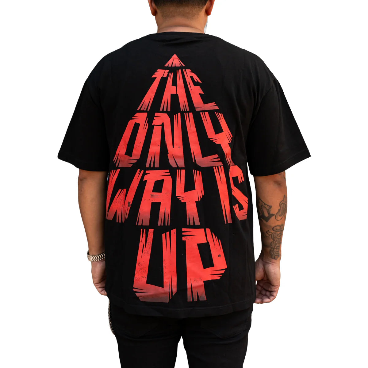 RVR 'FALLING DOWN' SS TEE (BLK)