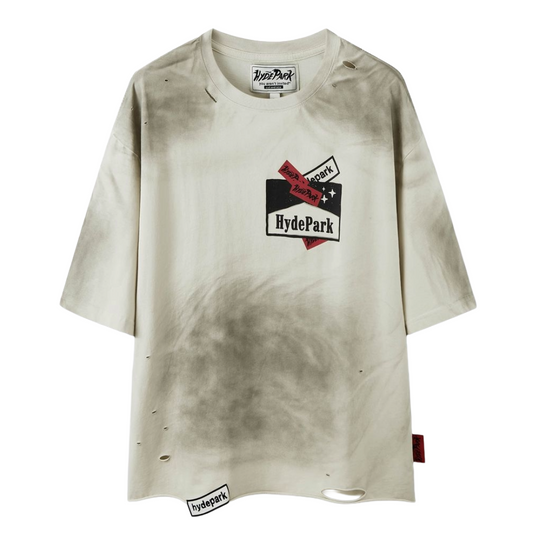 HP - CIGGY CIG TEE - BLACK/CREAM