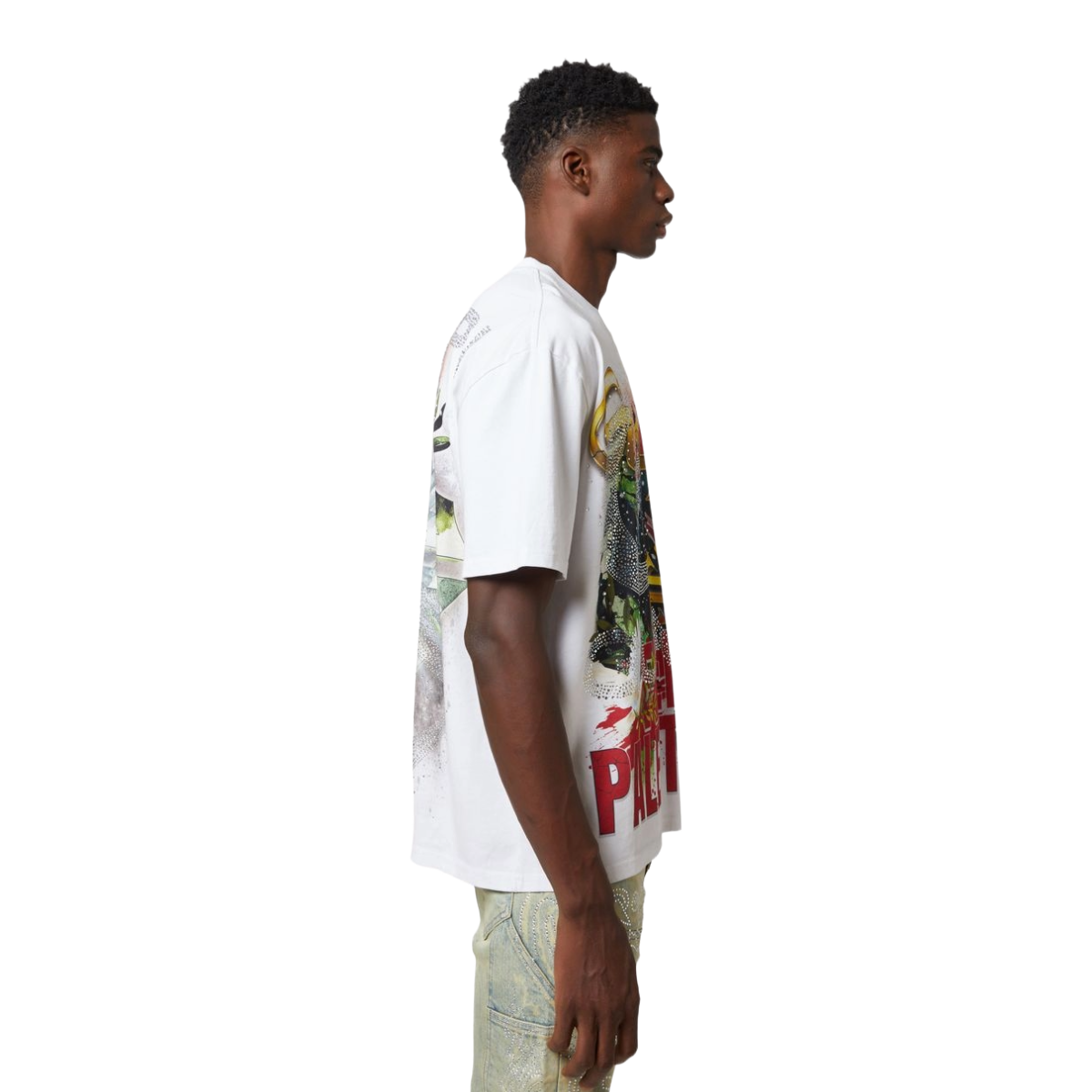 GUAPI WHITE FREE PALESTINE TEE