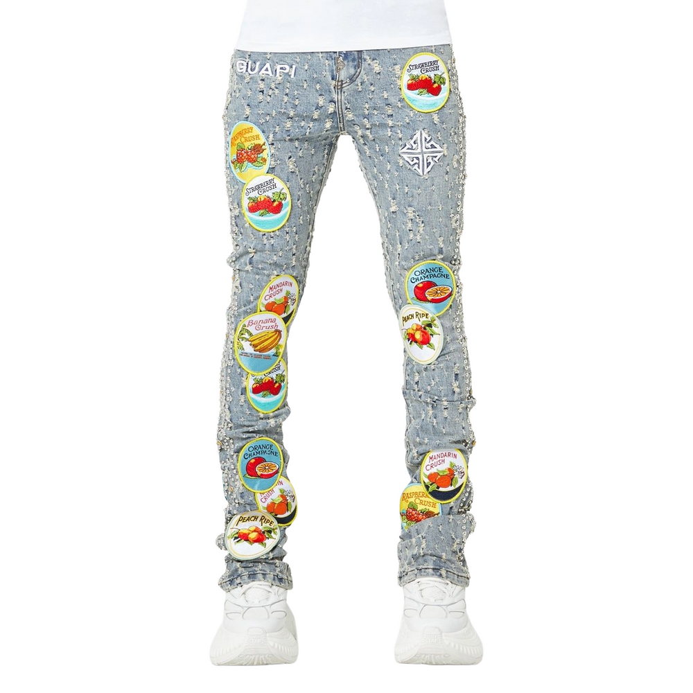 GUAPI VINTAGE BLUE POP CRUSH DENIM