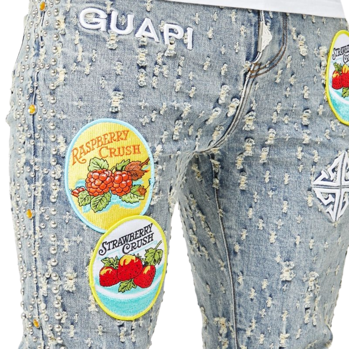 GUAPI VINTAGE BLUE POP CRUSH DENIM
