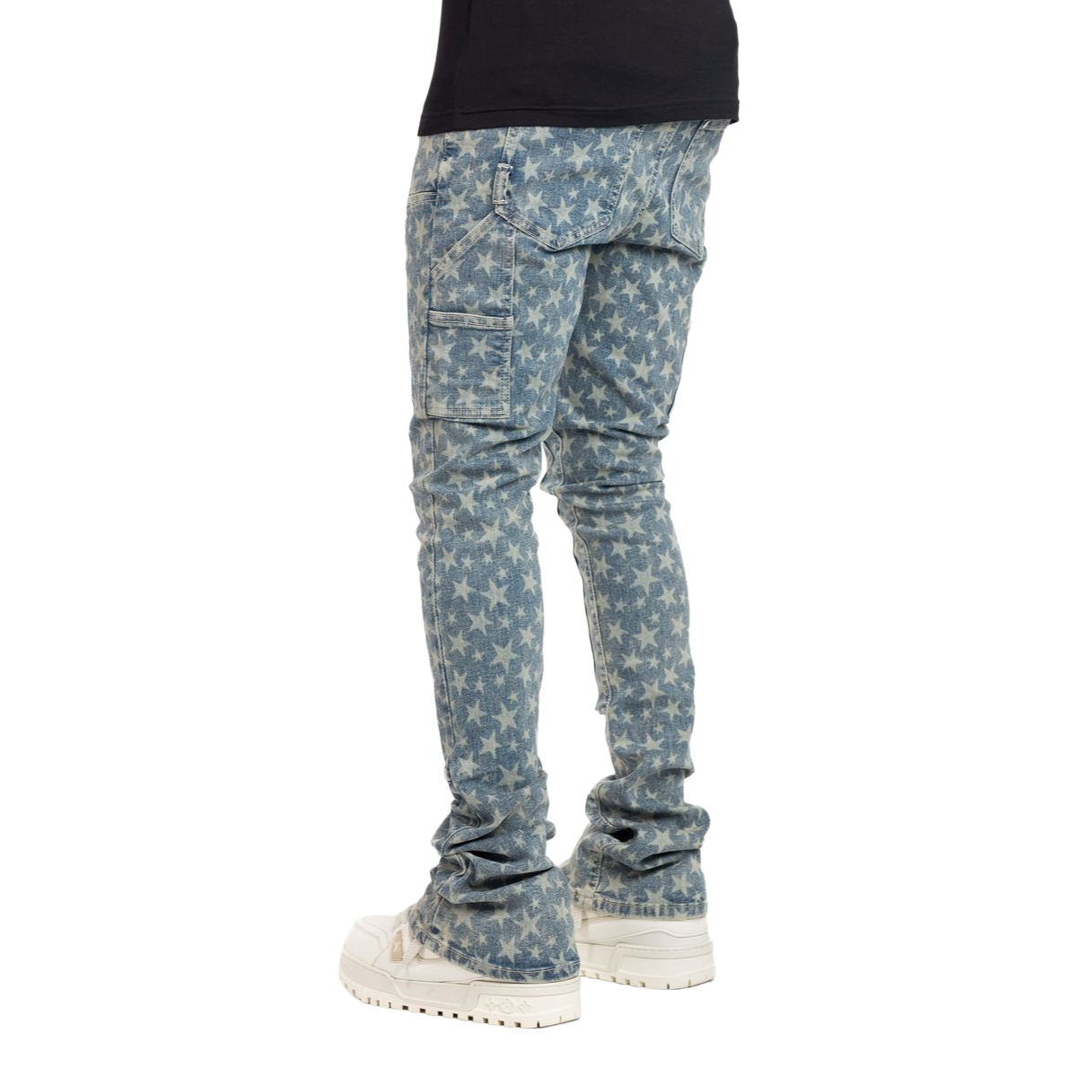 GUAPI VINTAGE BLUE LASER STARS DENIM
