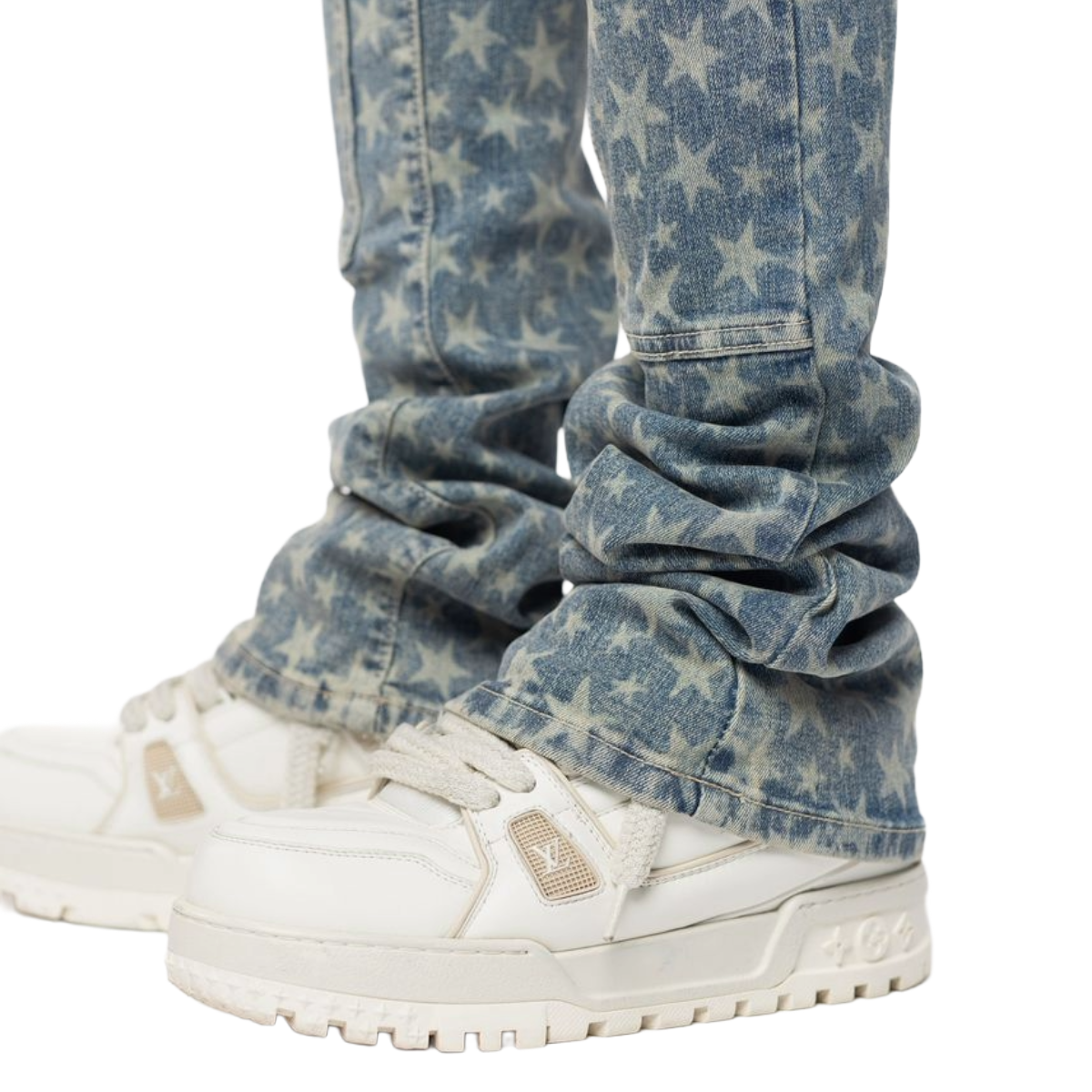 GUAPI VINTAGE BLUE LASER STARS DENIM