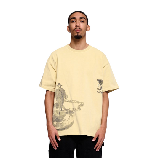 VALABASAS "INSPIRED BY FEAR" KHAKI TEE