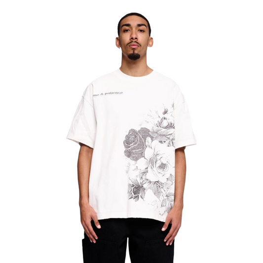 VALABASAS "TIME & PATIENCE" WHITE TEE