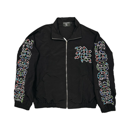 ME RHINESTONE NYLON JACKET