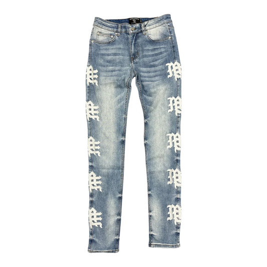 ME MONOGRAM DENIM - BLUE WASH