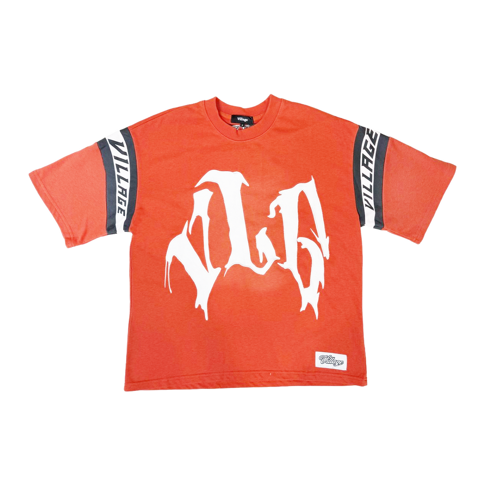 VILLAGE JERSEY TEE - ORANGE