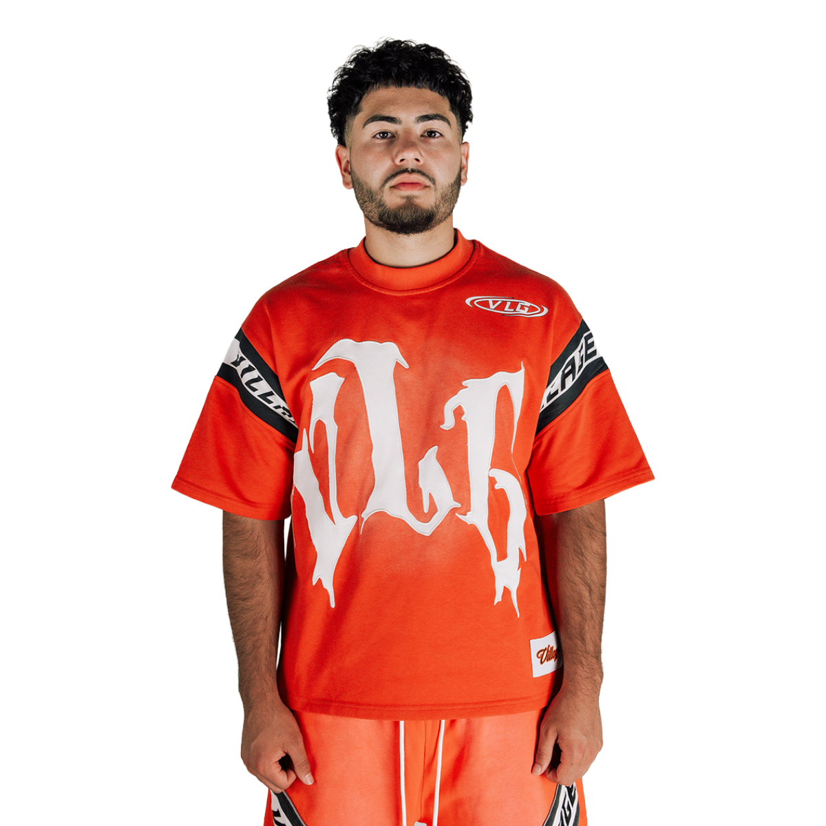 VILLAGE JERSEY TEE - ORANGE