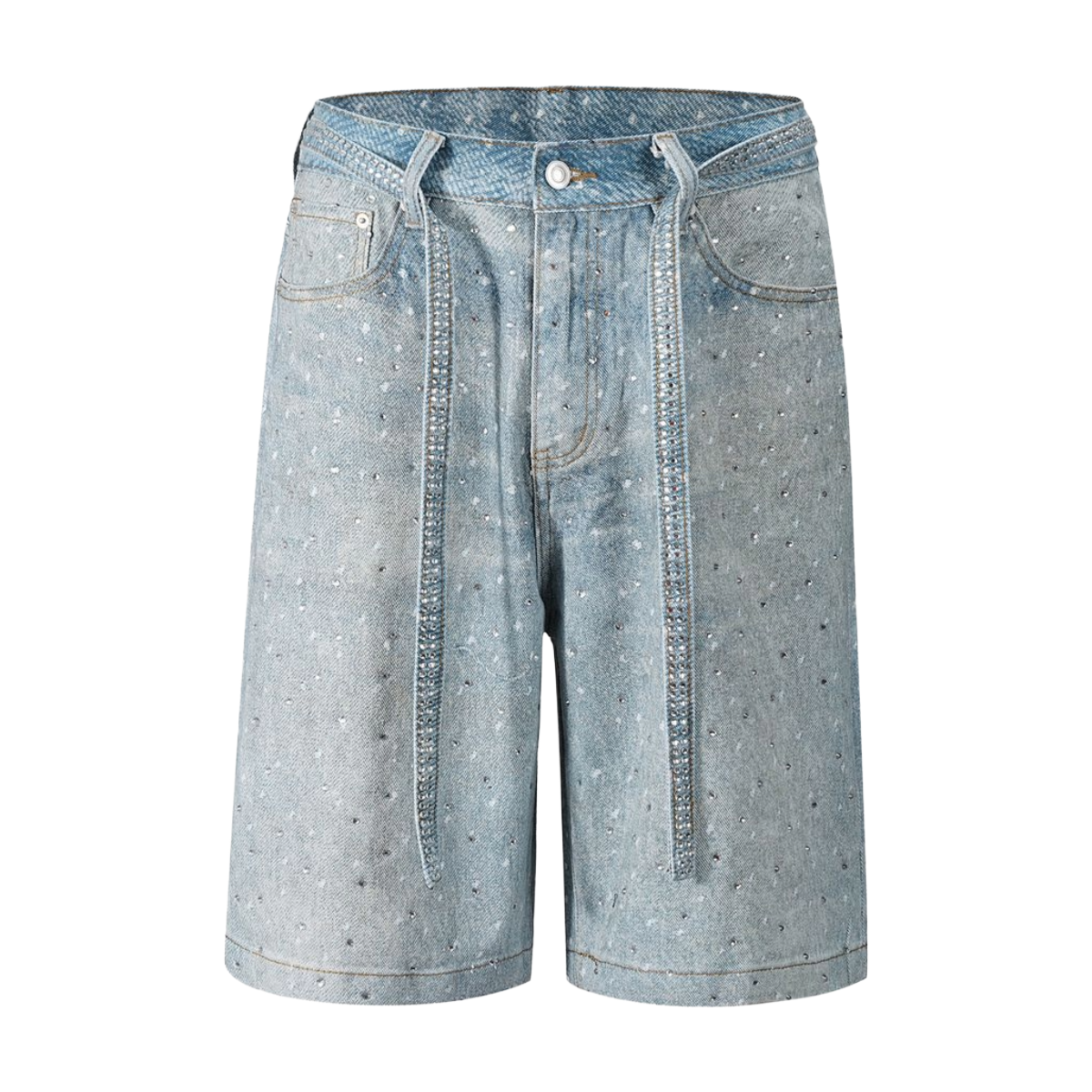 UNDVLPD AZUL RHINESTONE SHORTS