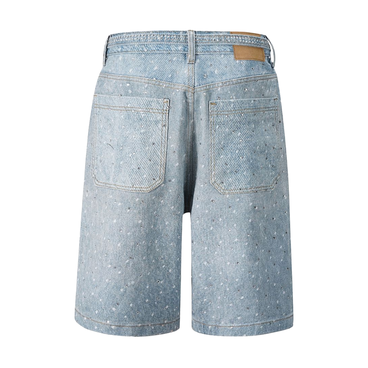 UNDVLPD AZUL RHINESTONE SHORTS