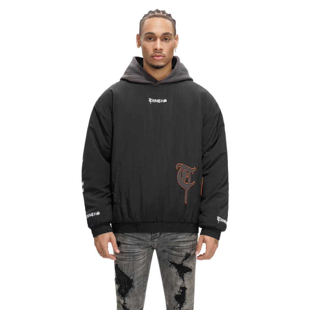 TRNCHS HEAVEN'S ARMOR BLACK HOODIE