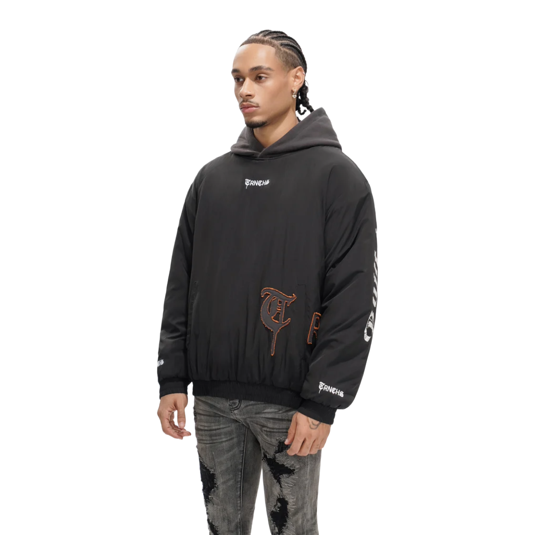 TRNCHS HEAVEN'S ARMOR BLACK HOODIE