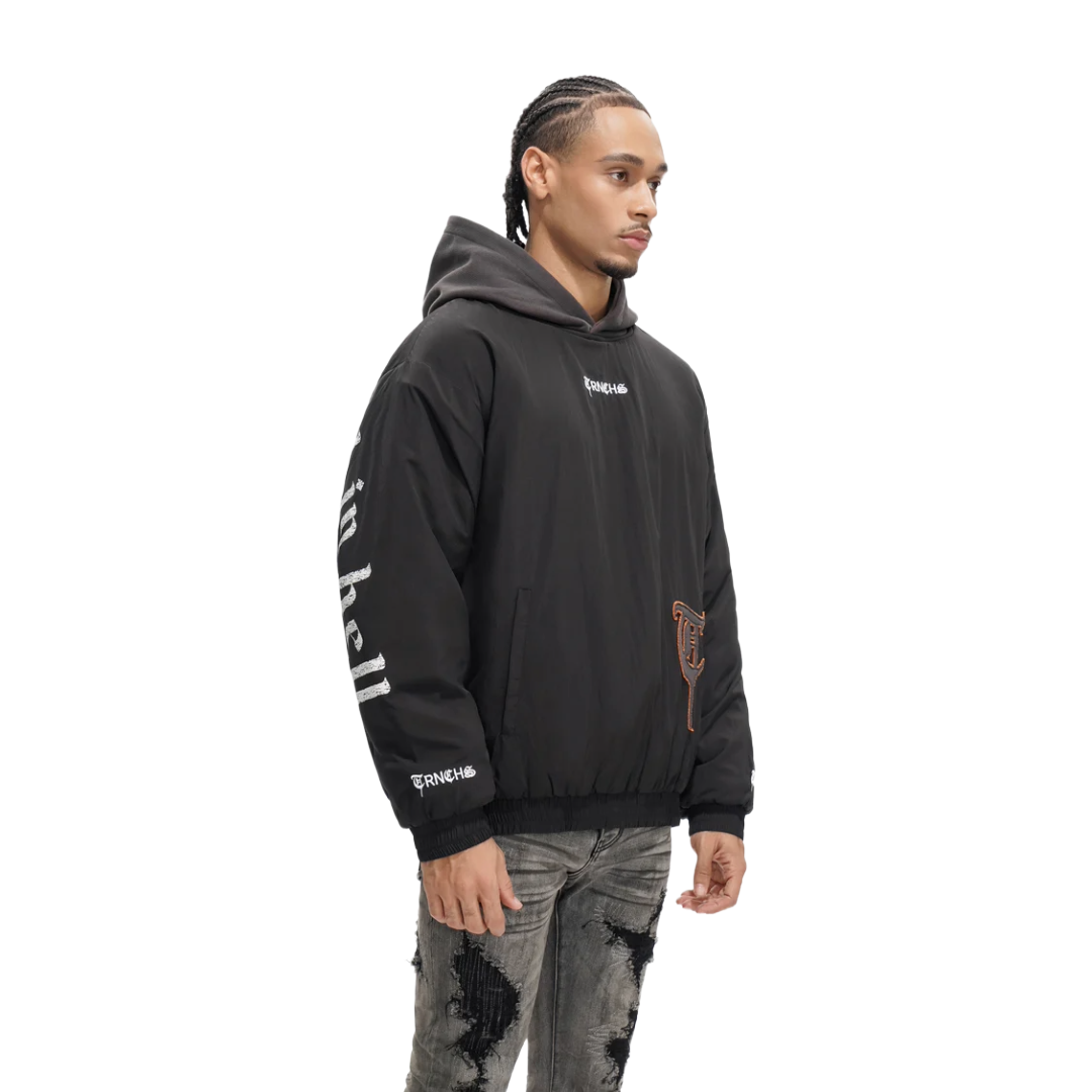 TRNCHS HEAVEN'S ARMOR BLACK HOODIE