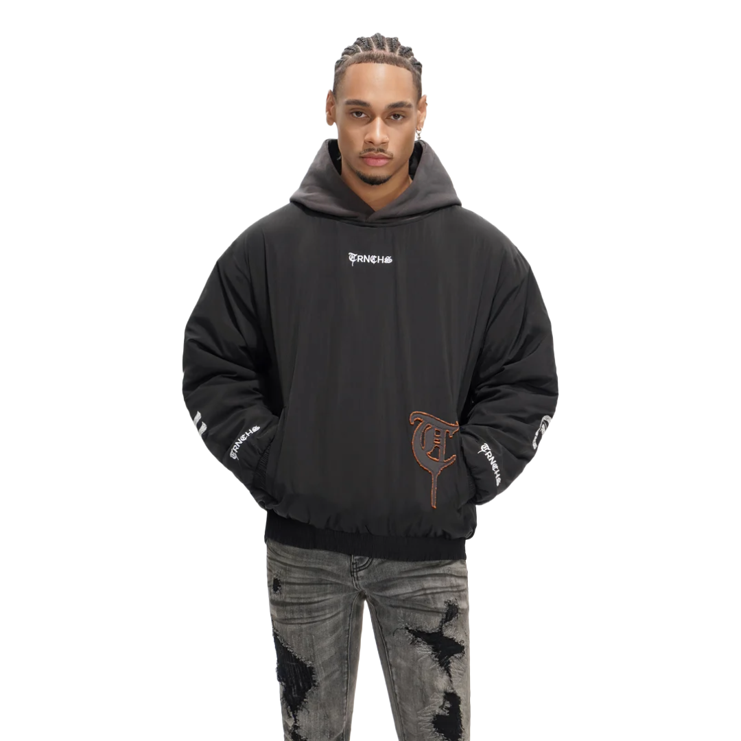 TRNCHS HEAVEN'S ARMOR BLACK HOODIE