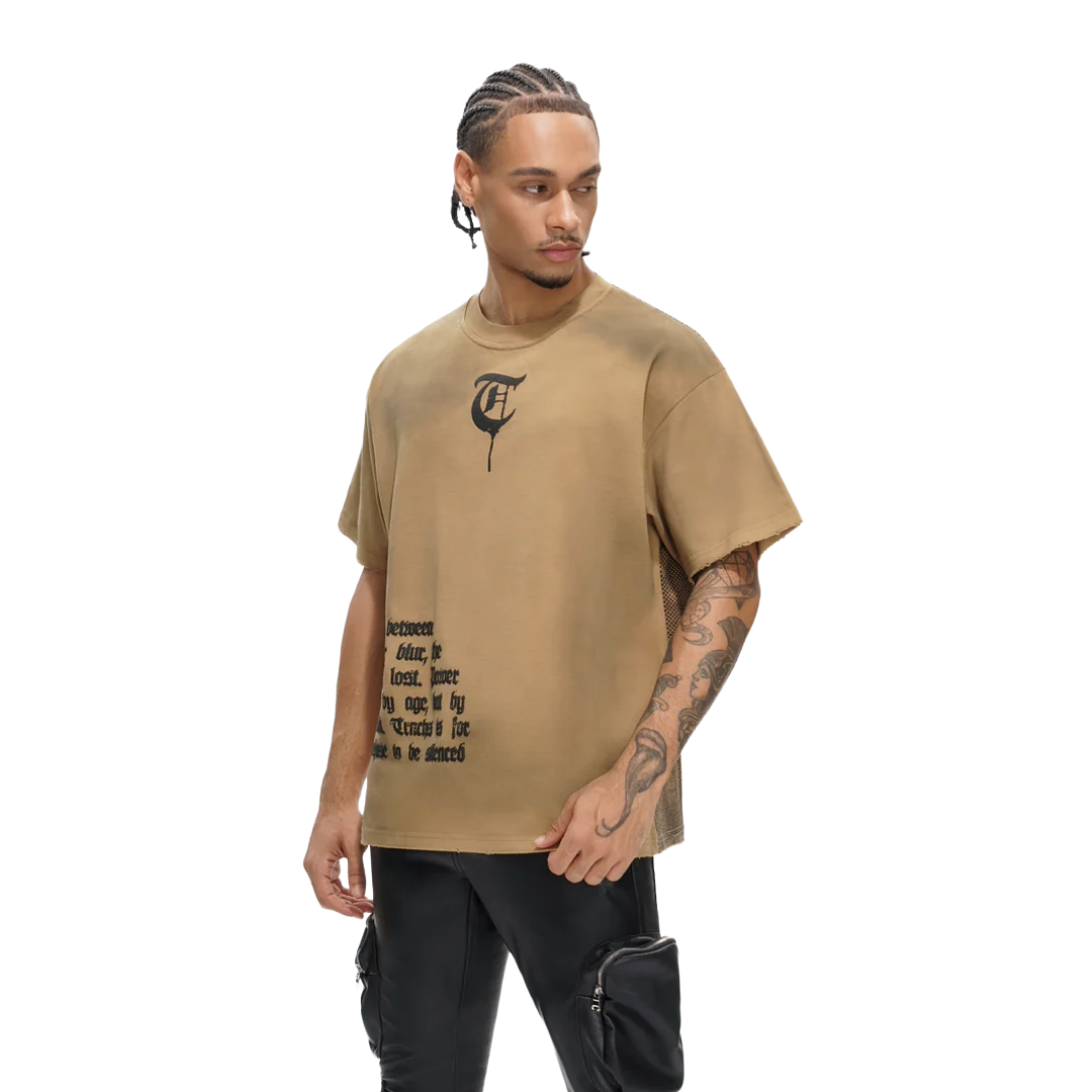 TRNCHS REFUSE TO BE SILENCED BROWN TEE