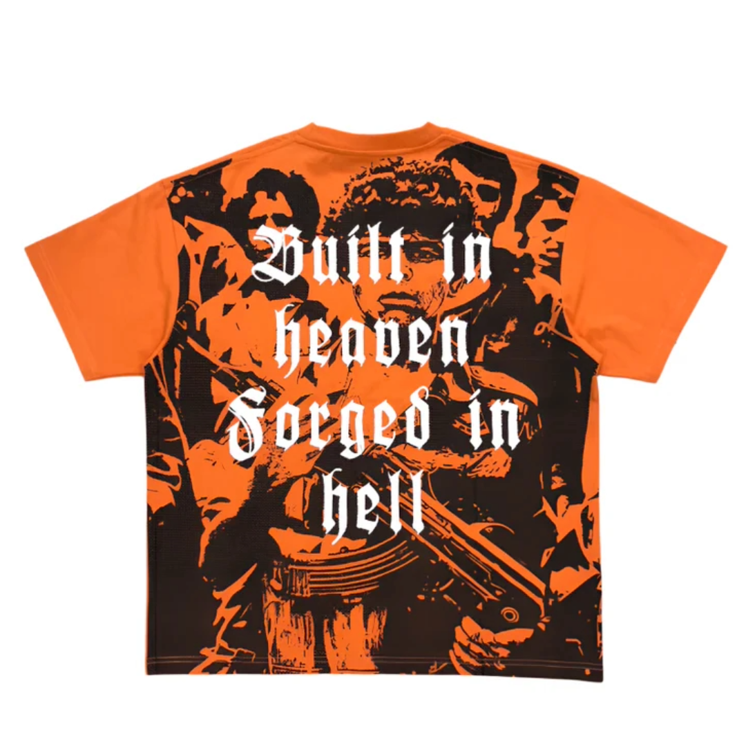 TRNCHS HELLBOUND GLORY “MUSTAFA” ORANGE TEE