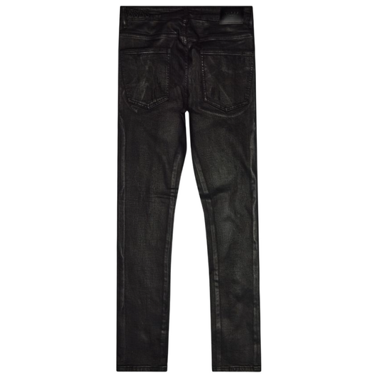 VALABASAS "NITRIC" SKINNY WAXED DENIM