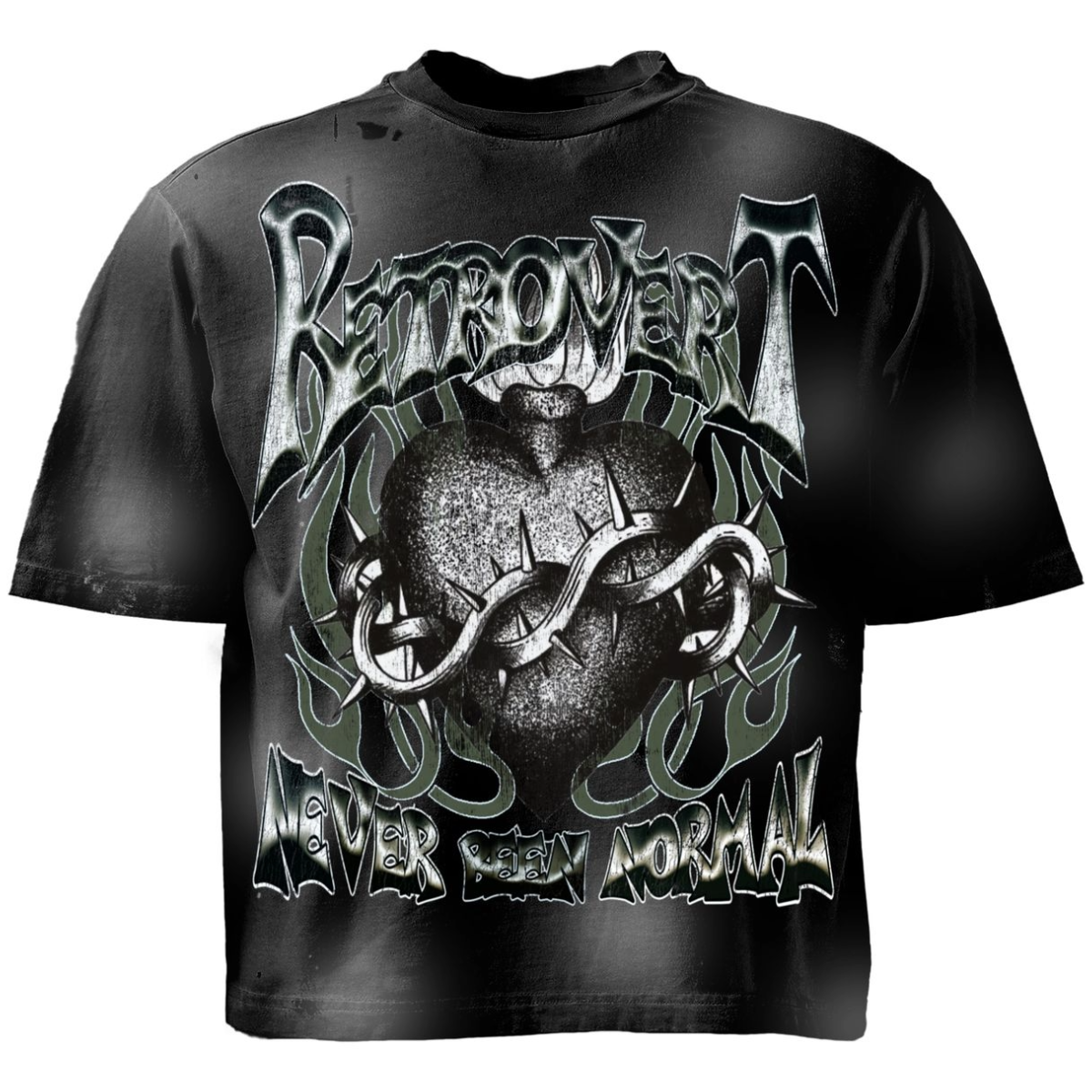RETROVERT HEART THRON T-SHIRT