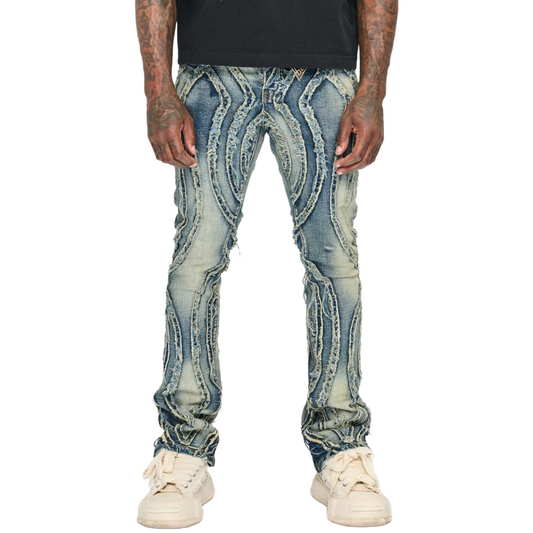 VALABASAS STRAVA STACKED DENIM